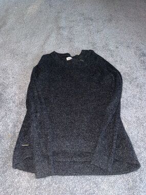 Abercrombie & Fitch Women's Charcoal Crewneck Sweater